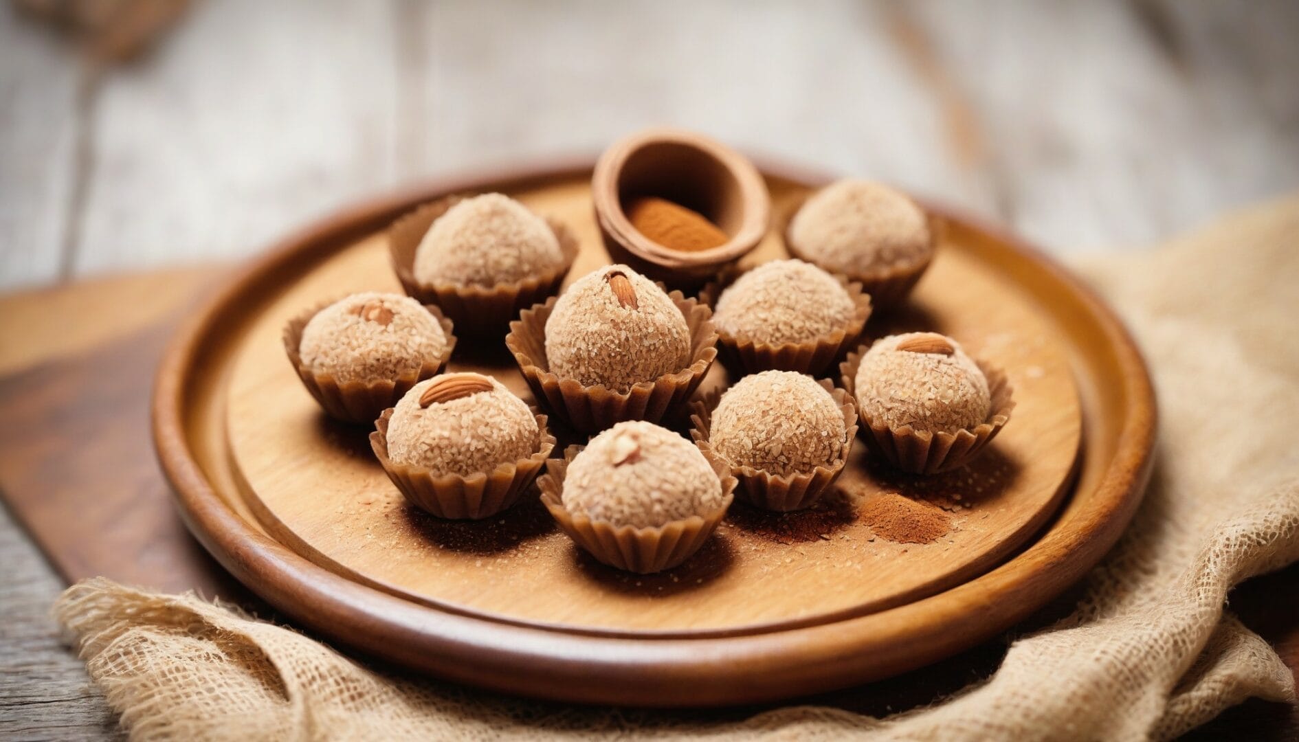Brigadeiro Gourmet de Amêndoas com Canela