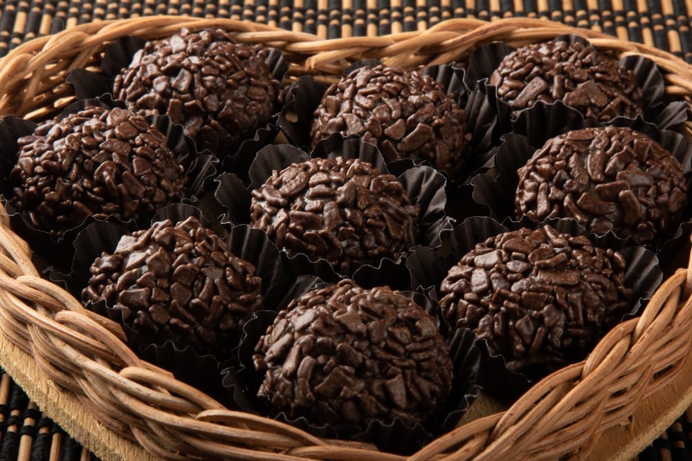 Brigadeiro Gourmet de Avelã com Chocolate Gianduia