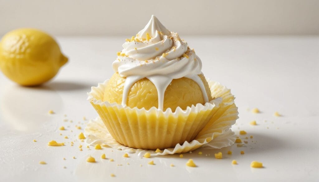 Brigadeiro Gourmet de Limão Siciliano com Chantilly