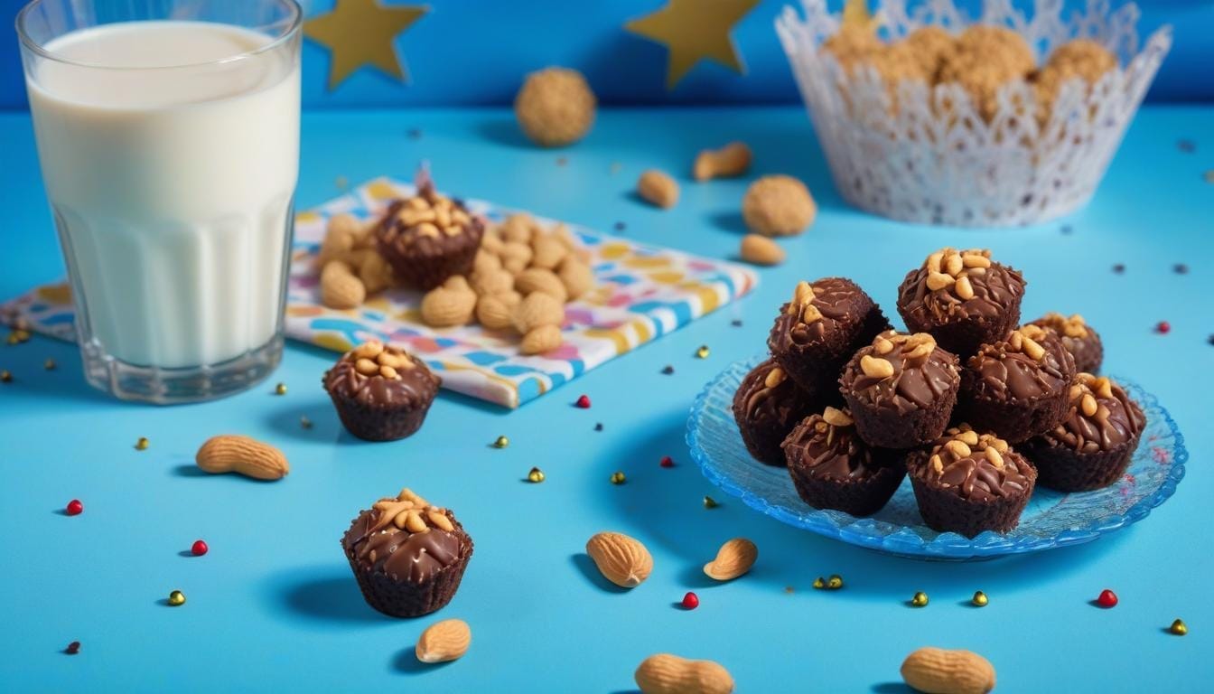 Docinho de Festa: Brigadeiro de Chocolate e Amendoim