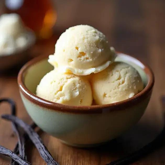 Sorvete de baunilha bourbon: cremosidade e aroma marcante na sua sobremesa